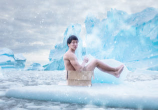 南極に捨てマッチョ/reference photo box macho@モデル　筋肉