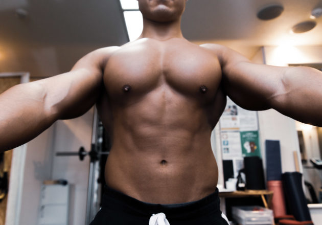 あなたのチェストプレスを補助する大胸筋/reference stock photo muscle pecs@アスリートモデル　マッチョ