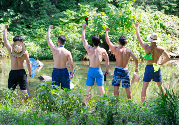 マッチョの夏休み/reference photo muscle summer vacation＠フリー素材　筋肉