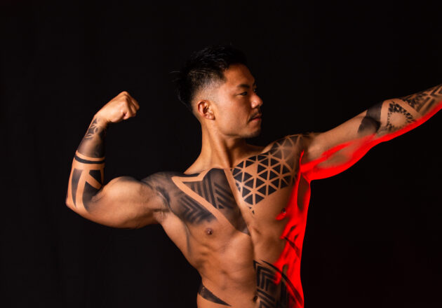 【アートなマッチョ】reference photo for drawing muscle/jojo pose muscle /闇の戦士@筋肉　芸術