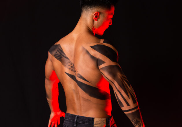 【アートなマッチョ】reference photo for drawing muscle/jojo pose muscle /闇の戦士@筋肉　芸術
