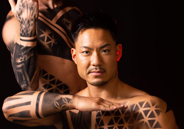 【アートなマッチョ】reference photo for drawing muscle/art of muscle body painting/アートなマッチョ@フリー素材　筋肉