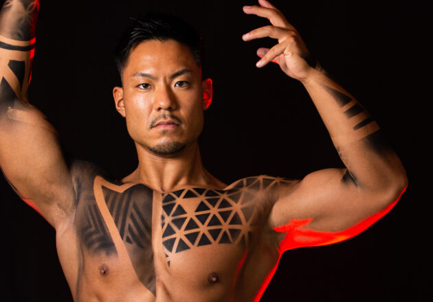 【アートなマッチョ】reference photo for drawing muscle/jojo pose muscle /闇の戦士@筋肉　芸術