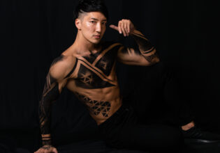 reference photo for drawing muscle/art of muscle body painting/アートなマッチョ@フリー素材　筋肉