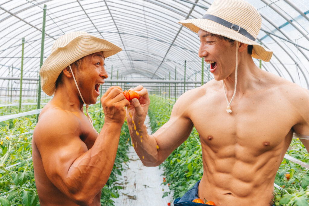 tomato farmers@muscle stock photos for reference drwaing