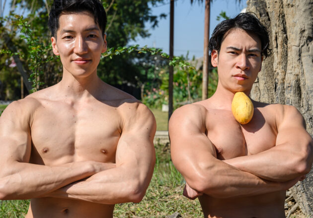 muscle stock photos@มะม่วง　 นายแบบ