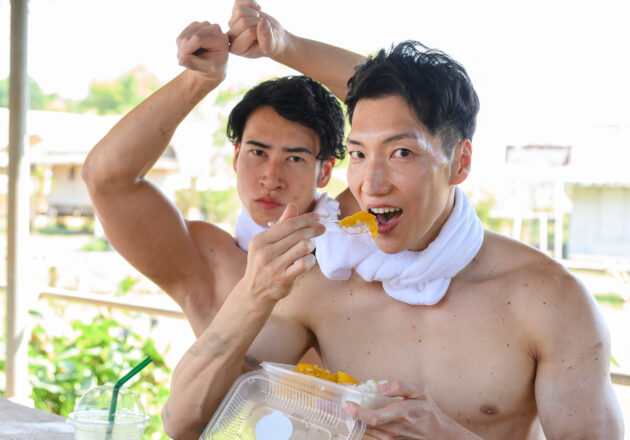 タイ暮らしのマッチョ(สวัสดี นายแบบ)@フリー素材　タイ　スパンブリー