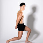サイドトライセプスのマッチョ@asian male muscular body reference drawing