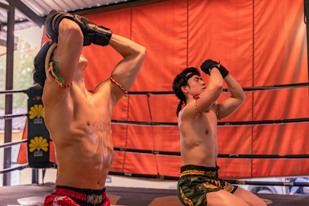 Muaythai at Chiangmai, Thailand@stock photos fore pose reference