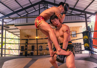 Thai boxing　Muaythai Thailand@muscular men stock photos fore pose reference