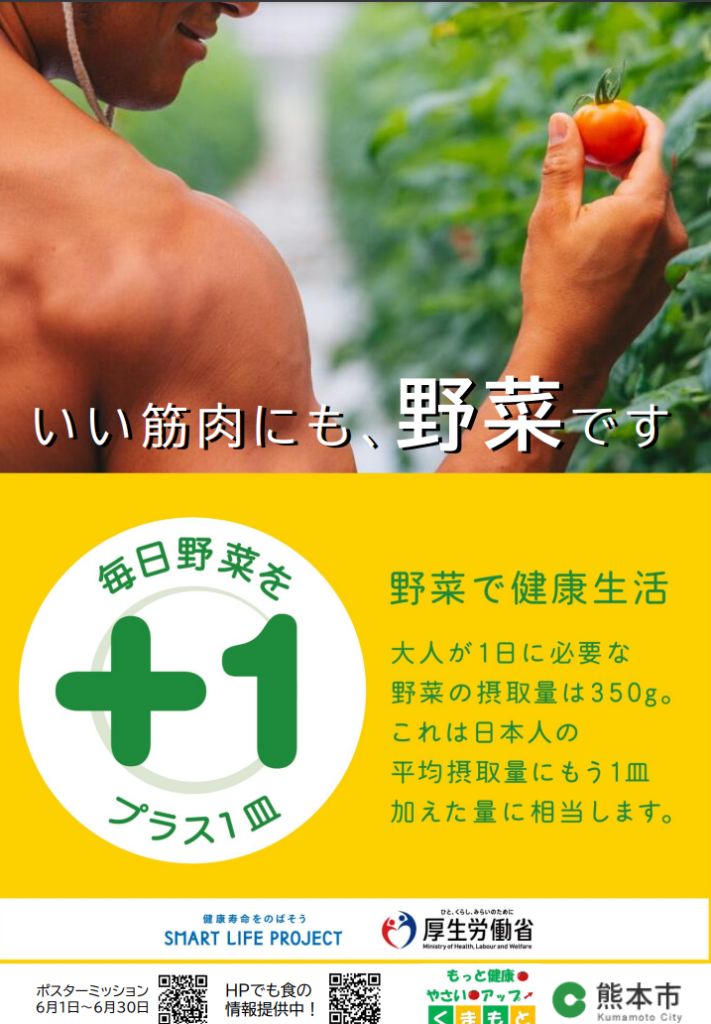 熊本市健康づくり推進課　マッチョフリー素材