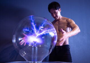 Wizard of muscular man@stock photo
