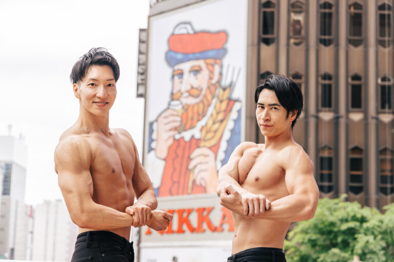 COCONO SUSUKINOとのコラボで撮り下ろした札幌・すすきののマッチョ写真